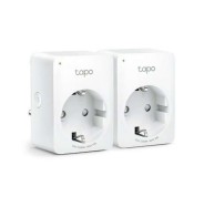 TP-Link Mini Enchufe Inteligente Wi-Fi (2-Pack) - Control Remoto - Programable - Modo Fuera de Casa