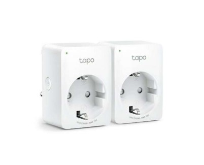 TP-Link Mini Enchufe Inteligente Wi-Fi (2-Pack) - Control Remoto - Programable - Modo Fuera de Casa