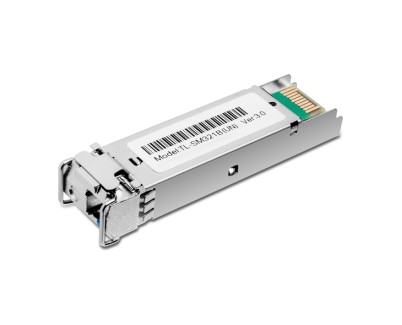 TP-Link Omada SM321B Modulo Transceptor SFP - 1000Base-BX WDM - Bidireccional - Fibra Optica hasta 20km - Velocidad hasta 1.25Gbps - Conector LC Simplex