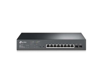 TP-Link Omada Switch Smart Gigabit JetStream - 8 Puertos PoE+ - 2 Ranuras SFP - Montaje en Rack