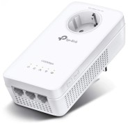 TP-Link Punto de Acceso WiFi AC1200 Doble Banda - Transferencia de hasta 1200Mbps - Enchufe Integrado y 3x RJ45 - 2x2 MIMO