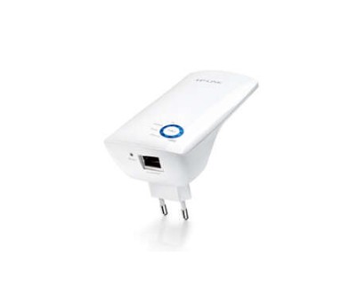 TP-Link Repetidor Amplificador Extensor de Red WiFi N300 - Hasta 300Mbps - IEEE 802.11n - 10/100 Mbps - Boton WPS - 2 Antenas Internas