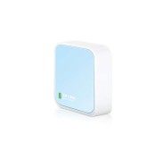 TP-Link Router inalambrico Nano N 300Mbps - 1 EP ETH - 1 EP Micro USB -Antena Interna - Color Blanco/Azul