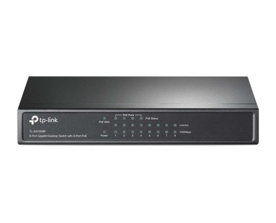 TP-Link Switch de Sobremesa - 8 Puertos Gigabit con 4 Puertos PoE