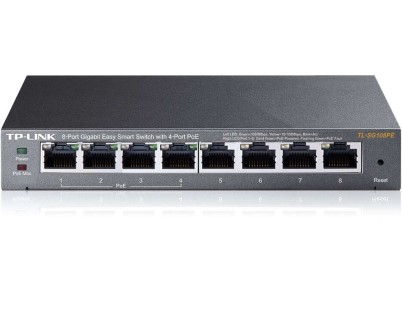 TP-Link Switch Easy Smart de 8 Puertos Gigabit - 4 Puertos PoE