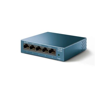 TP-Link Switch Sobremesa - 5 Puertos 10/100/1000Mbps - Tecnologia Verde - Control de Flujo - Plug & Play