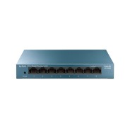Tp-link Switch Sobremesa 8 Puertos 10/100/1000Mbps - Carcasa de Metal - Tecnologia Verde - Plug & Play - Color Gris