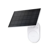 TP-Link Tapo A201 Panel Solar con Soporte para Camaras - 2.5W - Cable 4m - IP65 - Incluye Accesorios de Montaje - Color Blanco y Negro