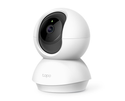 TP-Link Tapo C210 Camara de Seguridad IP WiFi FullHD 1080p - Vision Nocturna - Deteccion de Movimiento - Vision Panoramica 360º - Control por Voz