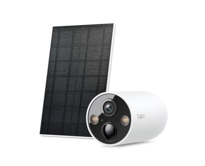TP-Link Tapo C425 KIT Camara de Seguridad - 2K QHD - Deteccion con IA - Bateria 10Ah - Luz LED - Panel Solar - Vision Nocturna - WiFi - Audio Bidireccional - Resolucion 4Mpx - Color Blanco y Negro