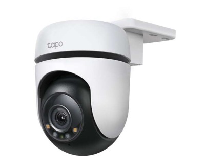 TP-Link Tapo C510W Camara de Seguridad Intekigente 2K WiFi - Apta para Exterior - Vision Panoramica 360º - Vision Nocturna a Color - Deteccion Multiple - Alarma de Luz y Sonido Personalizable