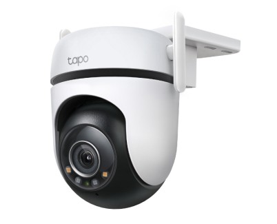 TP-Link Tapo C520WS Camara de Seguridad IP 2K QHD 4MP WiFi - Apta para Interior/Exterior - Vision Panoramica 360º - Vision Nocturna a Color - Deteccion Inteligente - Alarma de Luz y Sonido Personalizable