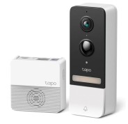 TP-Link Tapo D230S1 Timbre Inteligente con Video 2K 5MP - Vision Nocturna - Angulo de Vision de 160º - Bateria de Larga Duracion - Sonido Bidireccional