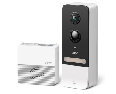 TP-Link Tapo D230S1 Timbre Inteligente con Video 2K 5MP - Vision Nocturna - Angulo de Vision de 160º - Bateria de Larga Duracion - Sonido Bidireccional