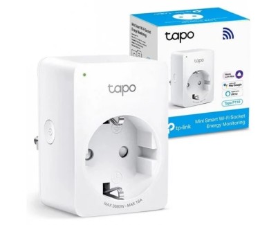 TP-Link Tapo P110 Mini Enchufe Inteligente Wi-Fi - Temporizador - Control por Voz - Programable