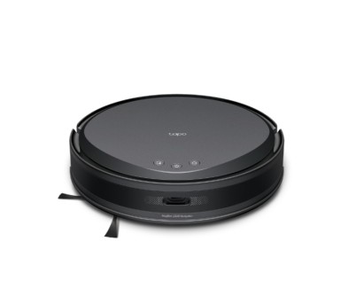 TP-Link Tapo RV20 Max Robot Aspirador con Friegasuelos - Bluetooth - Mapeo Preciso - Silencioso 52dB - 5300Pa - Bateria 2600mAh - 2 Depositos de 300ml - Filtro HEPA - Color Negro
