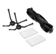 TP-Link Tapo RVA105 Pack de Accesorios para Robot Aspirador - Filtro HEPA Lavable - Cepillo Rotatorio - Cepillos Laterales - Color Negro