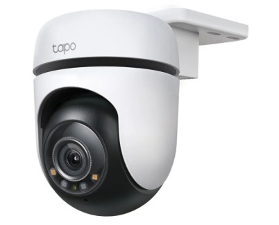 TP-Link Tapo TC41 Camara de Seguridad Intekigente 2K WiFi - Apta para Exterior - Vision Panoramica 360º - Vision Nocturna a Color - Deteccion Multiple - Alarma de Luz y Sonido Personalizable