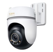 TP-Link Tapo TC43 Camara de Seguridad Exterior - Deteccion con IA - WiFi - RJ45 - Resolucion 5Mpx - Vision Nocturna - Audio Bidireccional - Cancelacion de Ruido - Color Blanco y Negro