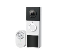 TP-Link Tapo TD21 Videoportero - Resolucion 2K 3Mpx - Bateria 6400mAh - Angulo de Vision 160º - IP65 - Recargable - WiFi - Vision Nocturna - Microfono Incorporado - Color Blanco y Negro
