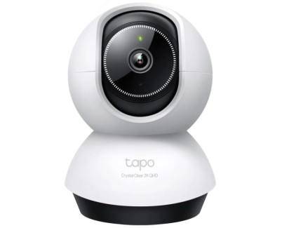TP-Link TC72 Camara de Seguridad WiFi  2K QHD 4MP 360º - Vision Nocturna - Deteccion y Notificaciones Inteligentes de IA - Alarma de Luz y Sonido - Audio Bidireccional