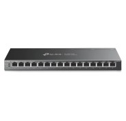 TP-Link TL-SG116P Switch 16 Puertos - No Administrado - RJ45 PoE 1Gbps - Conmutacion hasta 32Gbps - Recuperacion Automatica - Color Negro