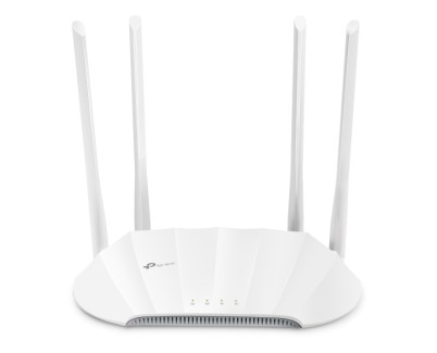 TP-Link TL-WA1801 Punto de Acceso de Doble Banda - PoE - Velocidad hasta 1.8Gbps - 4 Antenas Fijas - WiFi 6 AX1800 - Ethernet - Color Blanco