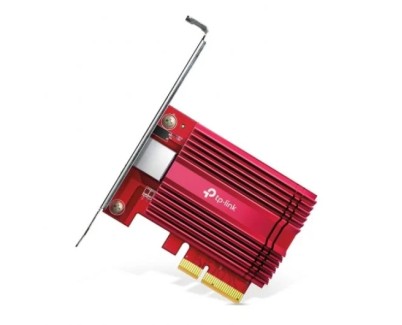 TP-Link TX401 Adaptador de red PCIe 3.0 - Conexion en Red de 10GB - Incluye Cable Ethernet CAT6A de 1.50m