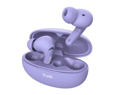 Trust Auriculares Inalambricos Yavi - Inalambricos - Color Morado