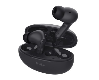 Trust Auriculares Inalambricos Yavi - Inalambricos - Color Negro