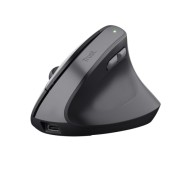 Trust Bayo II Raton Inalambrico USB - Tecnologia Silent Click - 6 Botones - Recargable por USB-C - Color Negro