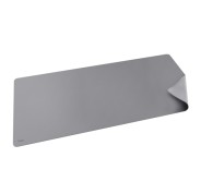 Trust Benya Alfombrilla de Escritorio XXL - PVC - Superficie Suave - Antideslizante - Flexible - 430x900mm - Color Gris