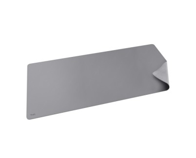 Trust Benya Alfombrilla de Escritorio XXL - PVC - Superficie Suave - Antideslizante - Flexible - 430x900mm - Color Gris