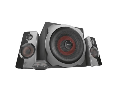 Trust Gaming GXT 38 Tytan Altavoces 2.1 120W - Subwoofer de Madera 30W - Cable 1.40m - Color Negro