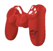 Trust Gaming GXT 744R Funda de Silicona para Mando PS4 - Color Rojo