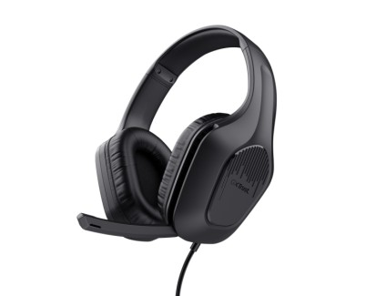 Trust GXT 415 Zirox Auriculares Gaming USB - Unidades de Altavoz 50mm - Cable 2m - Color Negro