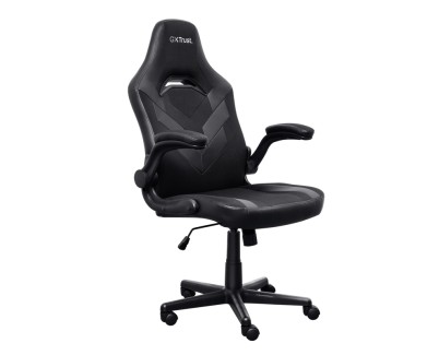 Trust GXT 703 Riye Silla Gaming - Reposabrazos - Ruedas de Nylon - Piston de Gas Clase 4 - Base Metal - Peso Max. 140Kg - Color Negro