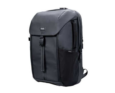 Trust Jersey Mochila para Portatil de Hasta 17\" - 25 Litros - Resistente a Salpicaduras de Agua - Color Negro