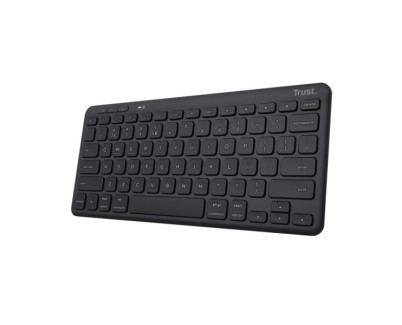 Trust Lyra Inalambrico Bluetooth 5.0 - Bateria Recargable - Hecho con Materiales Reciclados - Color Negro