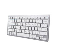 Trust Mini Teclado Ultrafino Inalambrico - Conectividad Bluetooth 4.0 - Idioma Español - Color Gris