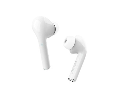 Trust Nika Auriculares Bluetooth 5.0 - TWS - Controles Tactiles - Autonomia hasta 16h - Estuche de Carga - Color Blanco