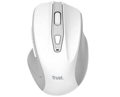 Trust Nito Raton Inalambrico USB 2.4GHz 800-2200DPI - 5 Botones - Silencioso - Color Blanco