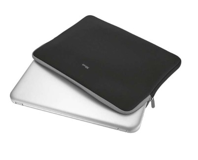 Trust Primo Funda para Portatiles hasta 15.6\" - Compartimento Acolchado - Suave y Ligera - Neopreno Viscoelastico - Color Negro