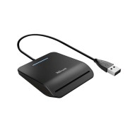Trust Primo Smartcard Lector de DNI Electronico 3.0 - USB 2.0 - Cable de 1m - Color Negro
