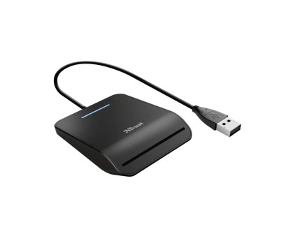 Trust Primo Smartcard Lector de DNI Electronico 3.0 - USB 2.0 - Cable de 1m - Color Negro