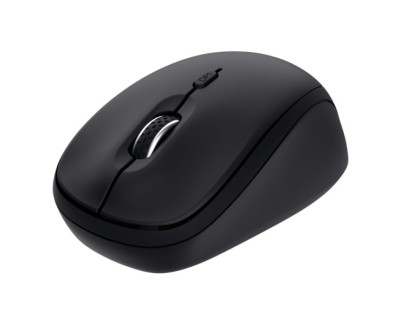 Trust Raton Inalambrico Bluetooth 1600dpi - 3 Botones - Uso Ambidiestro - 3 dispositivos - Color Negro