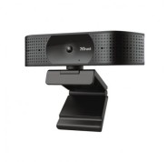 Trust TW350 Webcam UltraHD 4K USB 2.0 - 2 Microfonos Incorporados - Enfoque Automatico - Campo de Vision 74º - Tapa de Privacidad