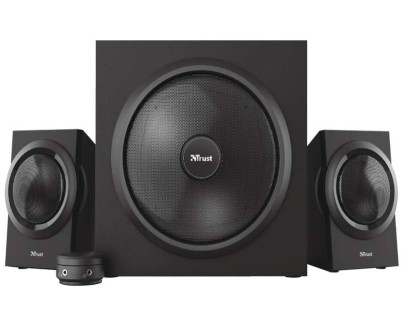 Trust Yuri Sistema de Altavoces 2.1 120W - Subwoofer 30W - Control de Bajos - Cable de 1.50m - Color Negro