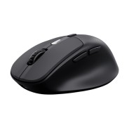 Trust Zevo Raton Inalambrico - Ajustable hasta 4000dpi - Bluetooth - Clic Silencioso - Receptor USB-A - Multidispositivo - 40x70x104mm - Color Negro