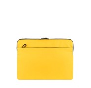 Tucano Gommo Sleeve Funda Portatil 15,6\" - Material Engomado Impermeable - Bolsillo para Accesorios - Color Amarillo
